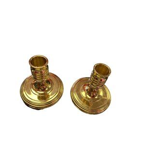 Baldwin Solid Brass vintage classic set of 2 candlestick holders SKU 9926